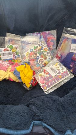 Mario Bros Birthday Party Set