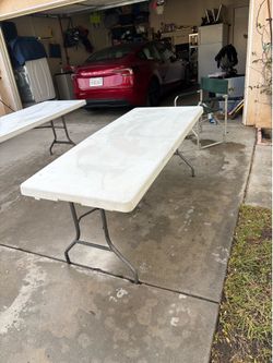 Folding table white