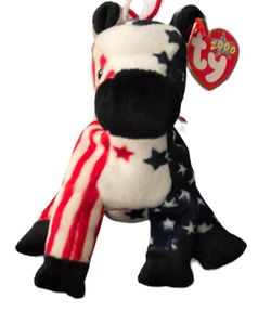 Ty Beanie Baby - LEFTY 2000 the Donkey (6 Inch) MINT with MINT TAGS