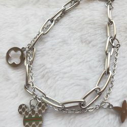 Stainless Steel Mickey 🐭 Mouse Bracelet 