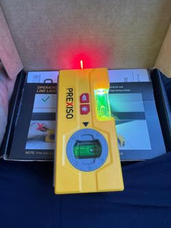 PREXISO 2-In-1 Line Laser Level - Mini Torpedo Level With Light