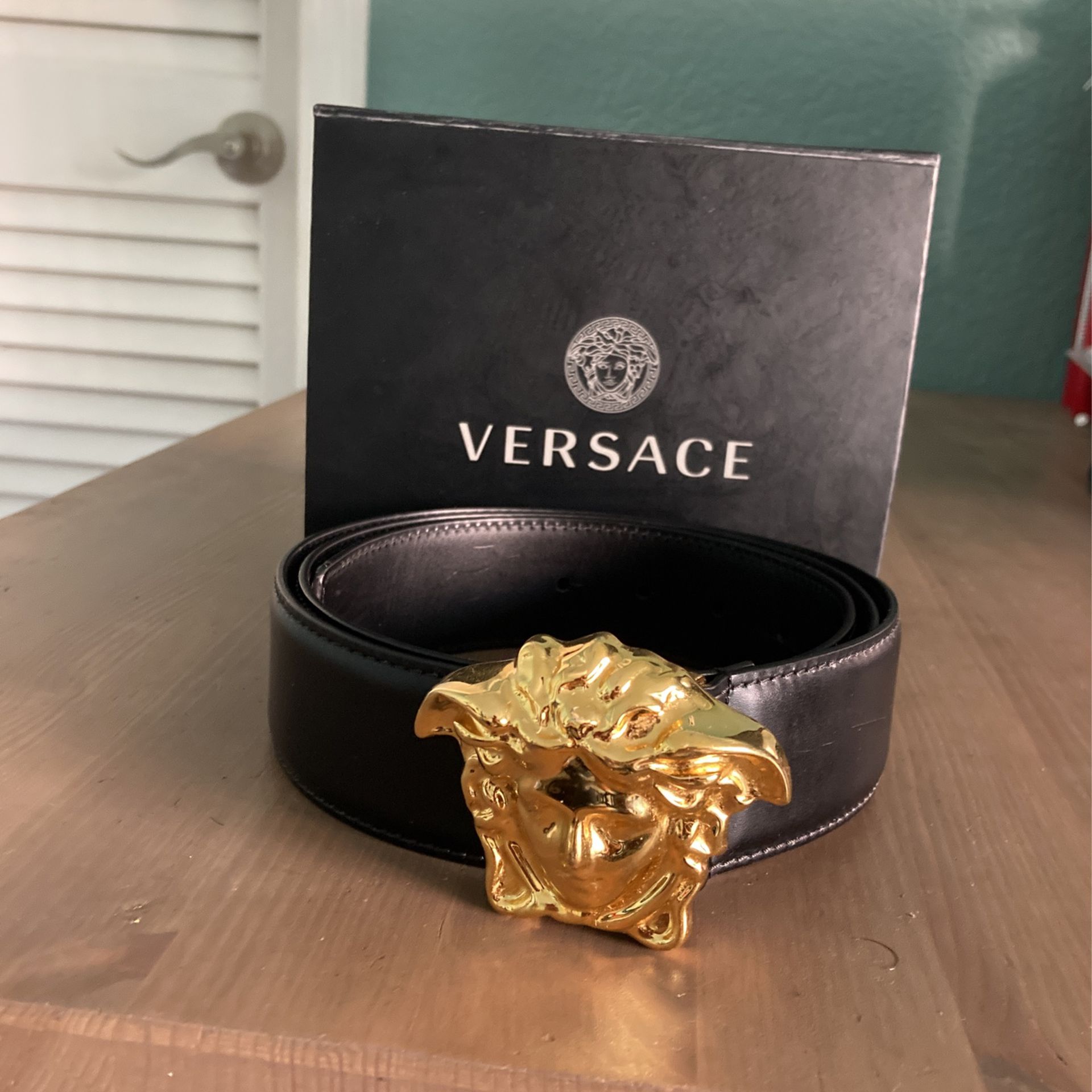 Real Versace Belt.. The Serial Number Is On It You Can Look It Up It's  Official for Sale in Tampa, FL - OfferUp
