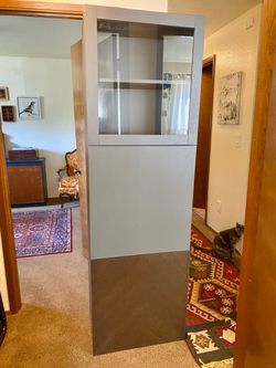 Tall IKEA storage cabinet