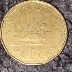 1988 Canadian Penny Coin 