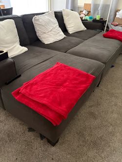 Living room sofa set with a bench