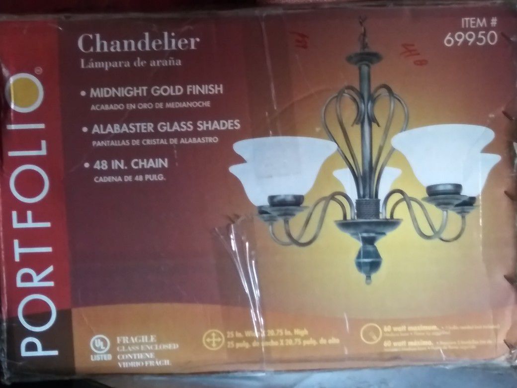 Portfolio chandelier $30
