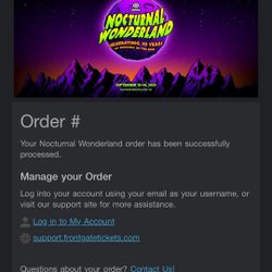 2 Day GA Nocturnal Wristband