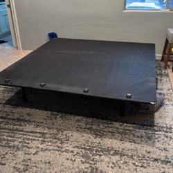 King Size Adjustable Platform Bed Frame 