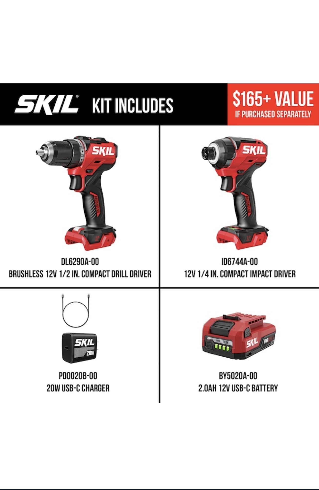 Skil Cordless Impact And driver Drill