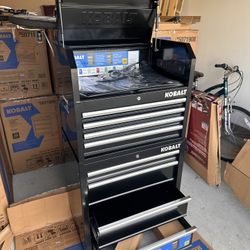 Kobalt Steel Rolling Tool Cabinet in Black 26.7” MSRP: $549