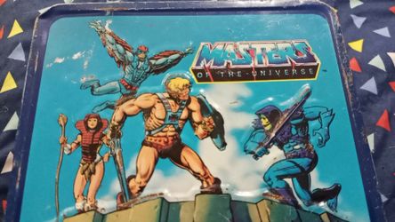 VINTAGE Masters of the Universe metal lunchbox