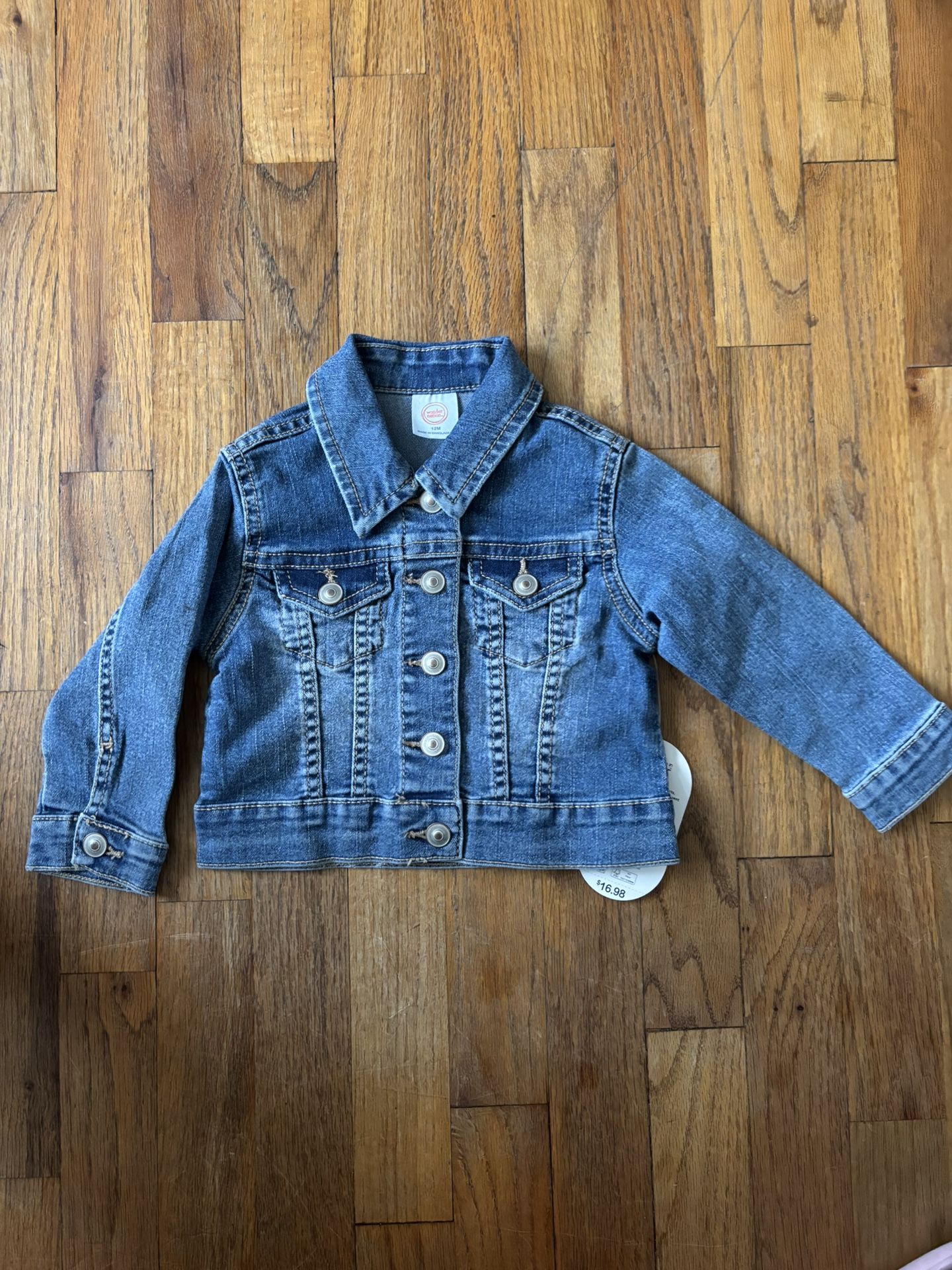 Blue denim Jean jacket for infant