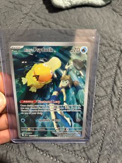 Pokemon Misty's Psyduck illustration rare