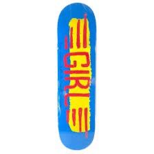 Girl Brian Anderson Blue Size 8.5" Skateboard Deck