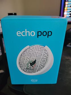 Amazon Echo Pop | Alexa Smart Speaker Newest Model. Mexico White Model. Sealed New