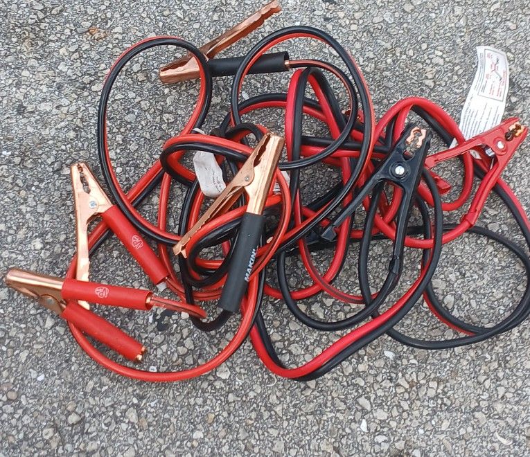 JUMPER CABLRS- $10 EACH-2 AVAILABLE