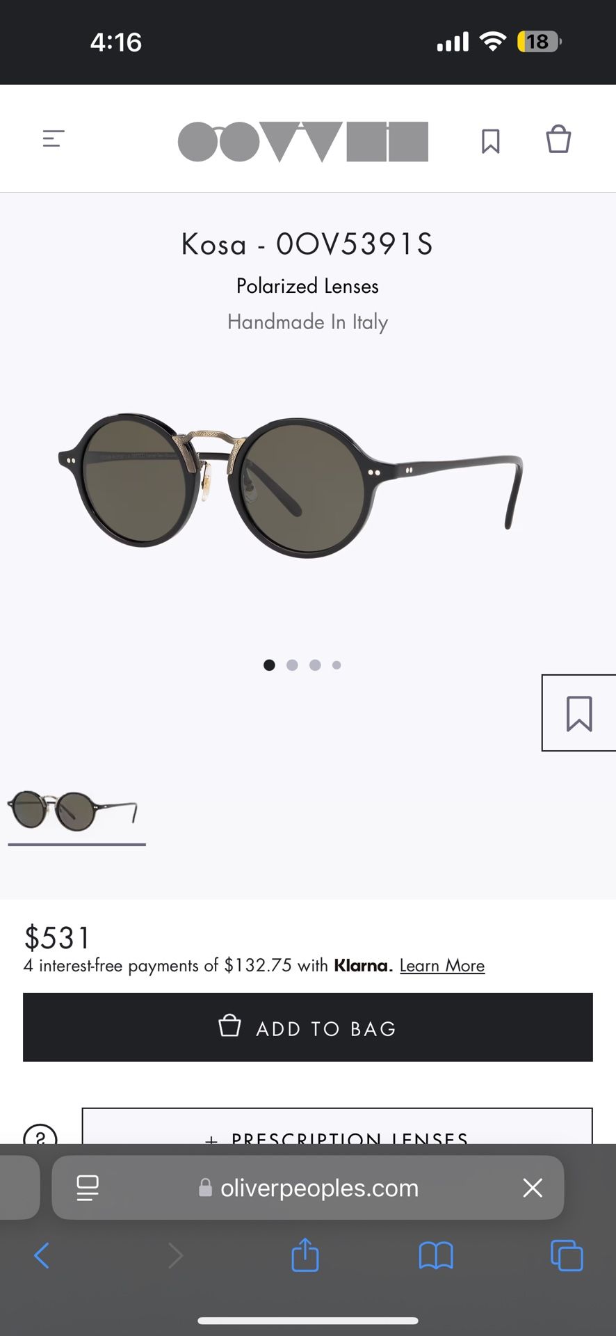 Oliver Peoples Kosa sunglasses for Sale in Los Angeles CA OfferUp