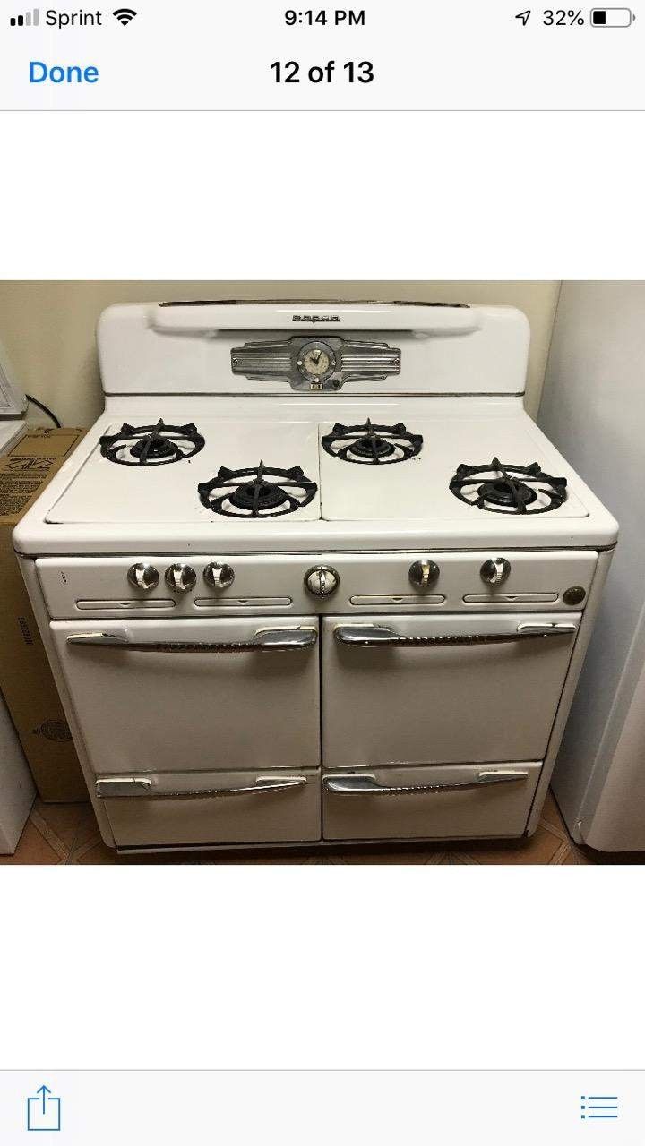 Vintage 1940's Roper gas stove