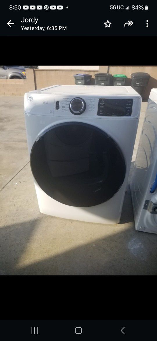 Dryer and Washer  G.   ELECTRIC new 
