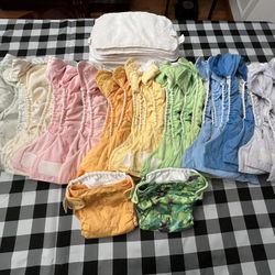 Huge Lot Of Bumgenius Diapers