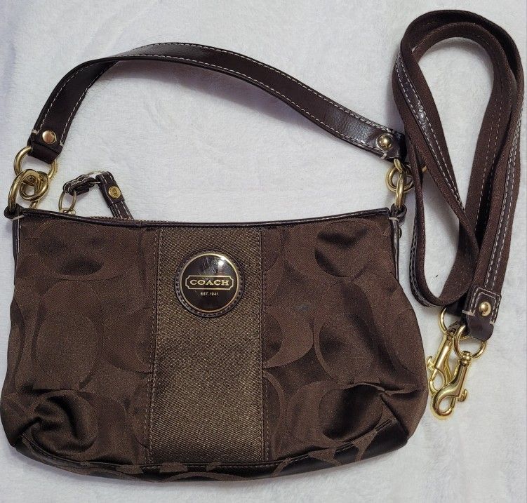 Coach Crossbody/shoulder Bag H1161-F18035 Canvas Brown