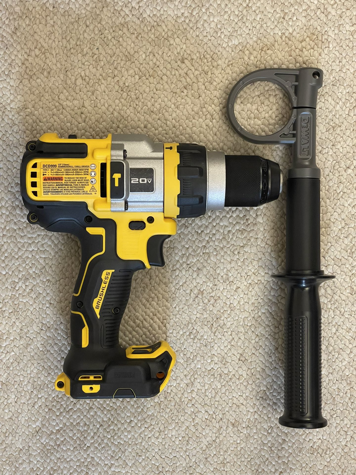 [New] Dewalt 20v/60v Flexvolt Hammer Drill