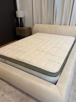 Full Size organic Cotton Pillow Top Mattress 12"   New Mattress in a plastic sealed