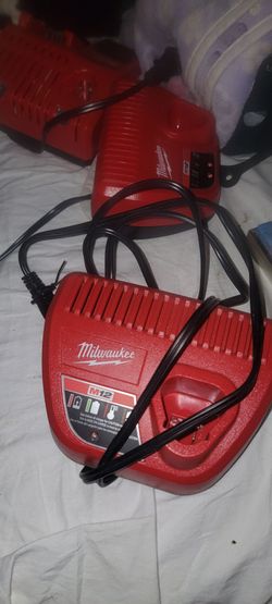 Milwaukee M12 Battery Chargers – Lot of 2