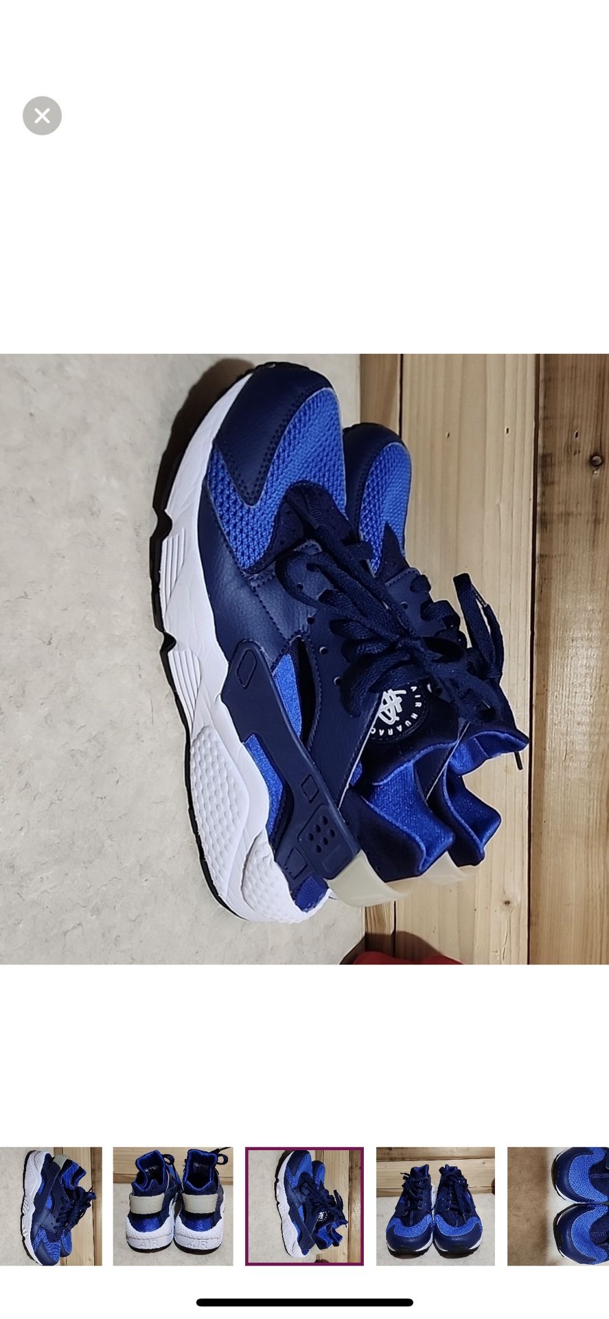 Blue huarache
