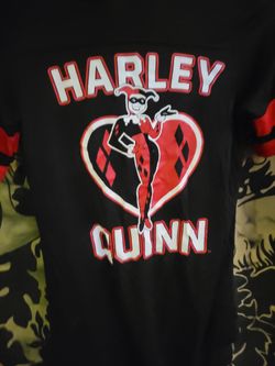 Harley Quinn Hooded Tee Juniors Size XS