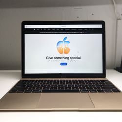 **MacBook GOLD (Retina Display 12-inch, Early 2016) ** *macOS Monterey  12.7.6  ** Price $ 230