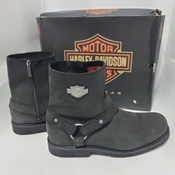 Harley Davidson Men's Scout Black Harness Motorcycle Riding Boots Size 11M