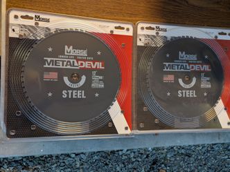 Morse Metal Devil 12" Steel Saw Blades – 2 Pack