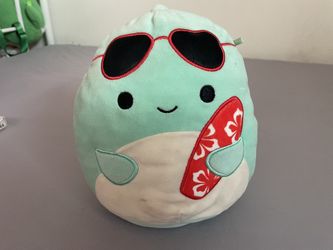Squishmallows Perry Teal Dolphin Plush 