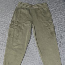 Old Navy Kids Olive Green Cargo Joggers