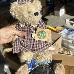 This is a Boyds Bears & Friends "Baileyanne Bearhugs" plush bear