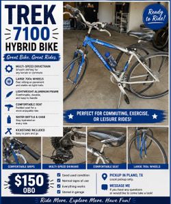Trek 7100 Hybrid Bike