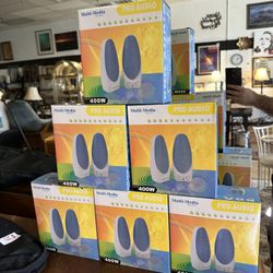PRO AUDIO 400W Multi-Media Speakers New in Box