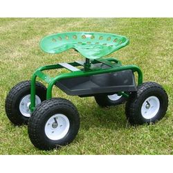 Gardening Rolling Seat & Tool Storage