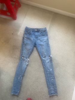 Purple jeans