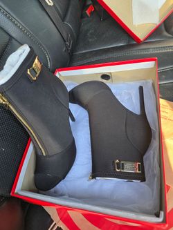 Guess GFBECKY Women’s Black High-Heel Ankle Booties – Size 6M