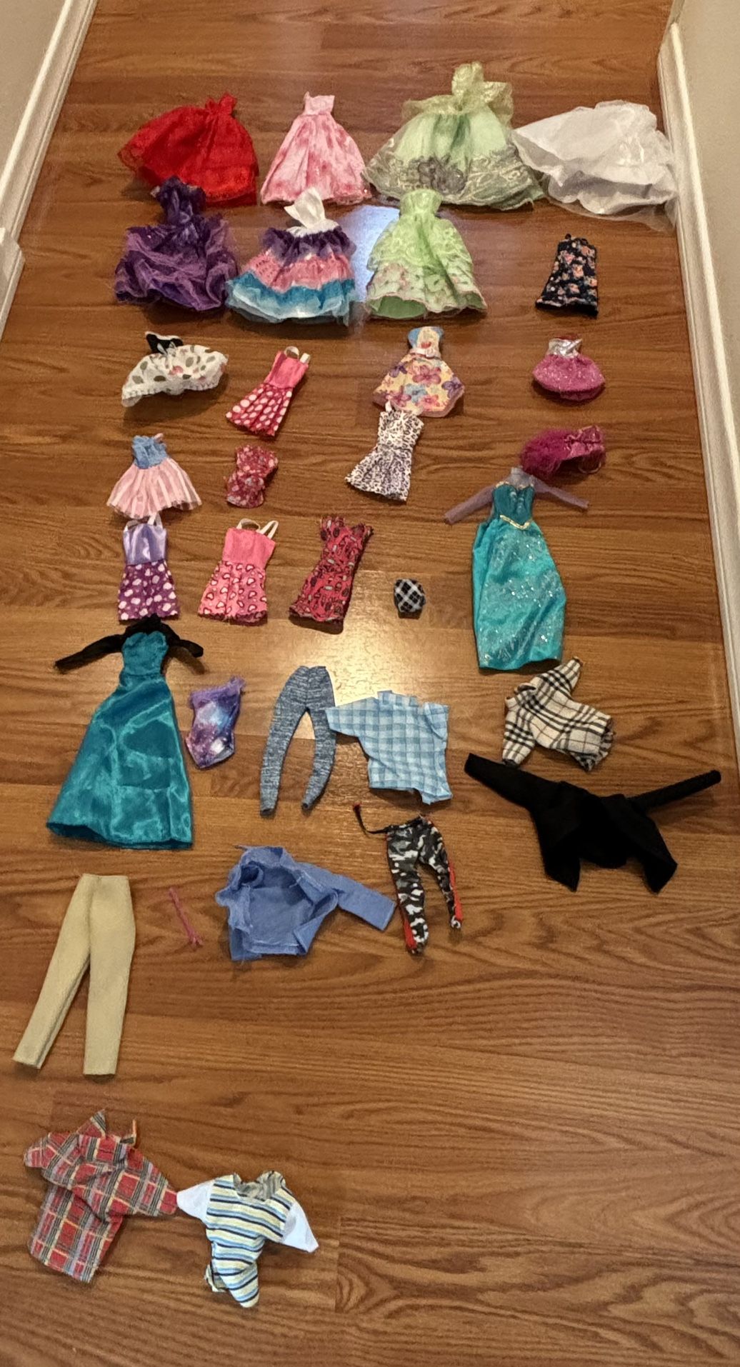 Barbie Clothes, Shoes, And Wardrobe Closet, Like New