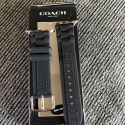 Coach Apple Watch Leather Band 