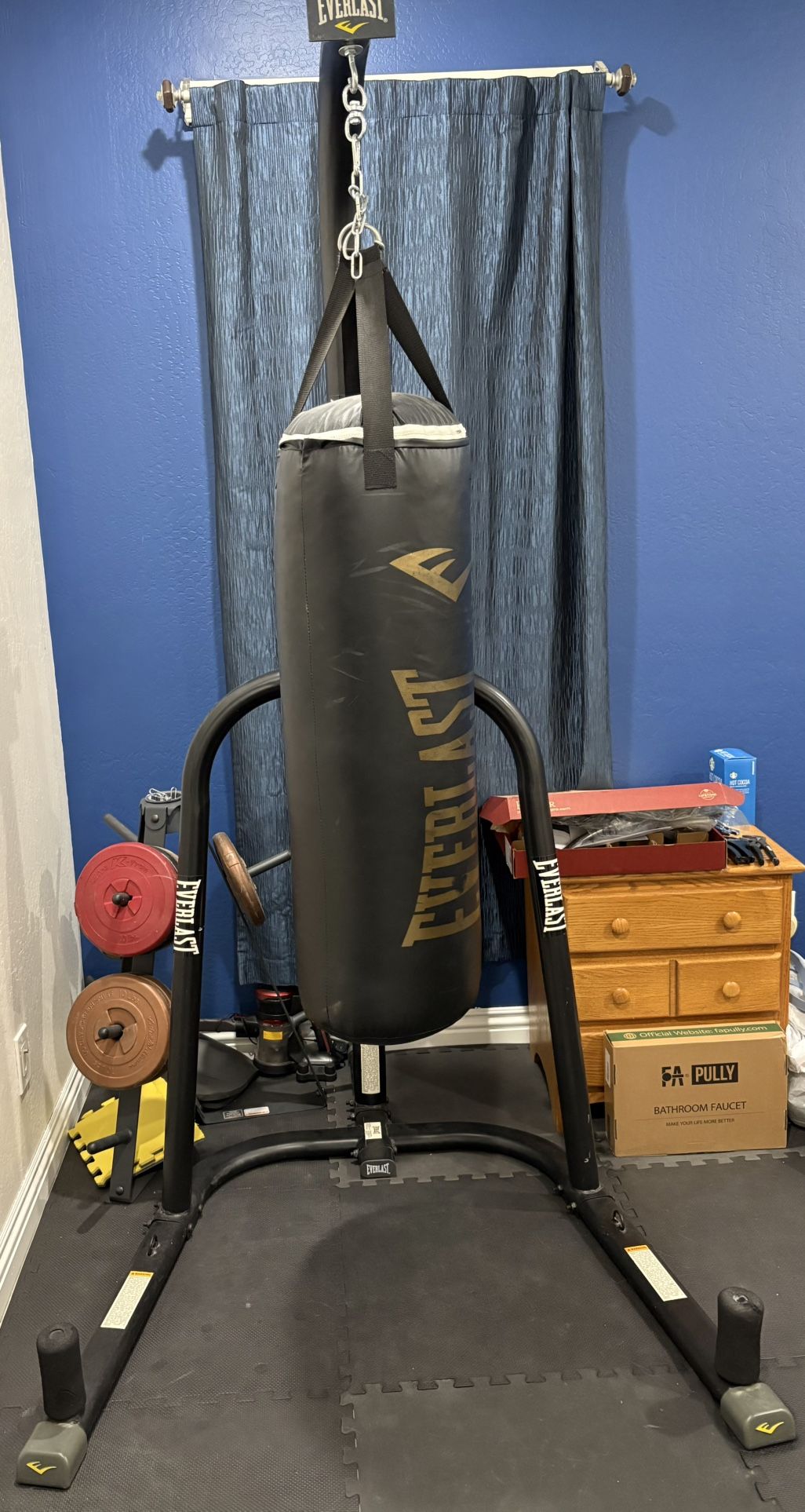 Everlast Punching Bag And Stand