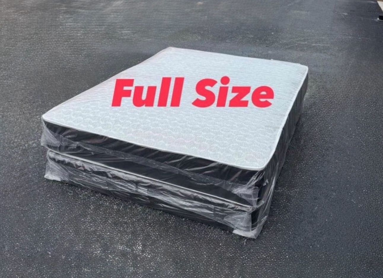 NEW Mattress Full Size With Box Spring // Offer 🚚