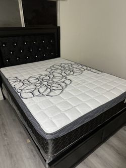 King Size Mattress Pillow Top New 12"