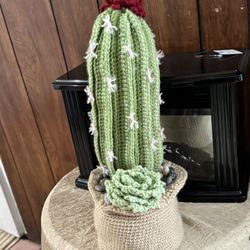 Handmade, cactus and flower