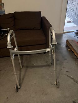 Drive Medical Folding Walker with Wheels