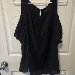 Worthington XL Cold Shoulder Blouse NWT