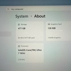 Windows surface pro 10 13” intel Ultra 7 5G Wifi 7 32 gig 512 ssd